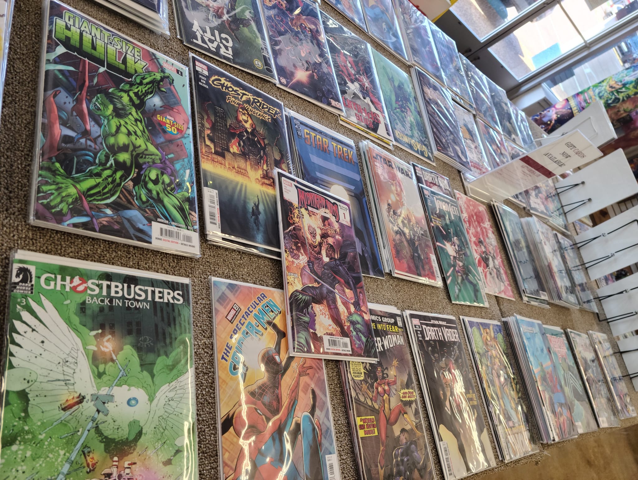 Comics and collectibles at Centerpoint