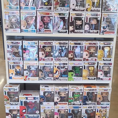 Funko Pop collection at Centerpoint